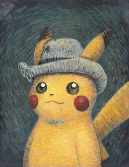 Pokémon Center × Van Gogh Museum: Eevee Inspired by Self-Portrait with Straw  Hat Figure