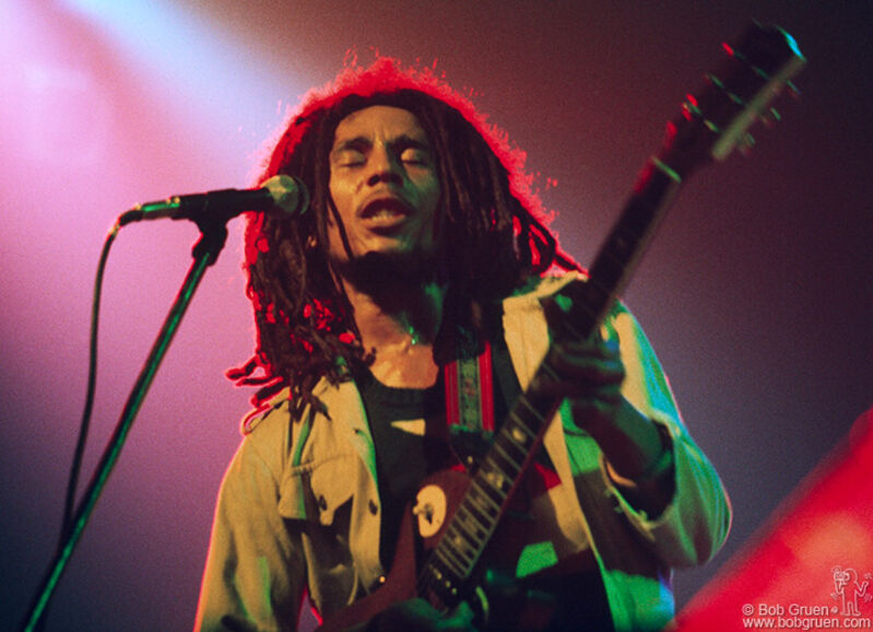 Bob Gruen Bob Marley, Beacon Theatre, NYC (1976) Available for Sale