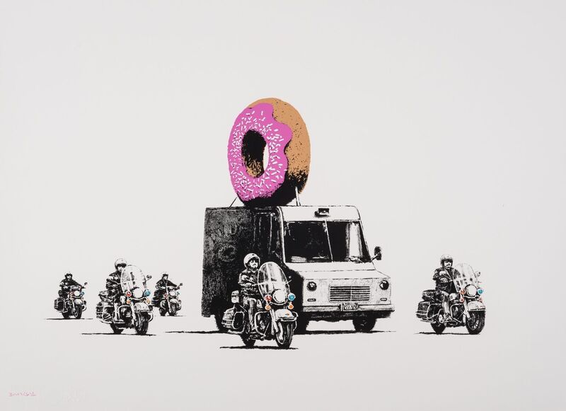 Banksy | Donuts (Strawberry) (Signed) (2009) | Artsy