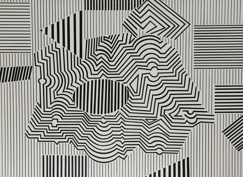 ▷ Operenccia by Victor Vasarely, 1986, Painting