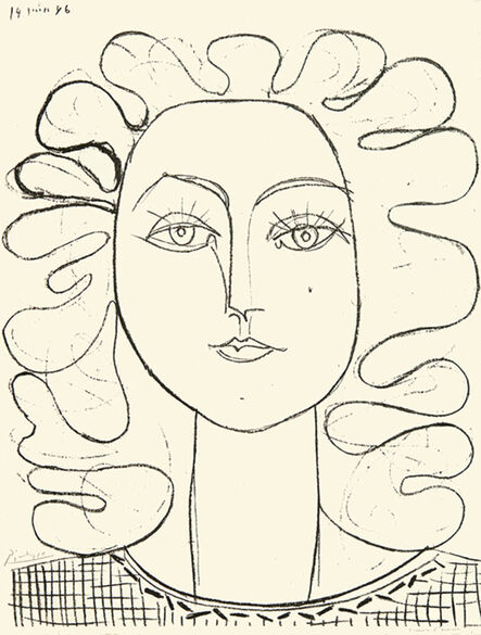 Pablo Picasso, ‘Françoise aux Cheveux Ondulés’, 1946