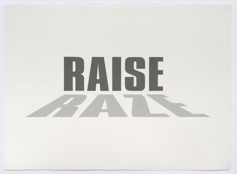 Kay Rosen | Raise Raze (2014) | Available for Sale | Artsy