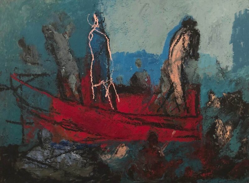 Thaddeus Radell Thaddeus Radell | Study for the Open Boat (2015) | For Sale | Artsy