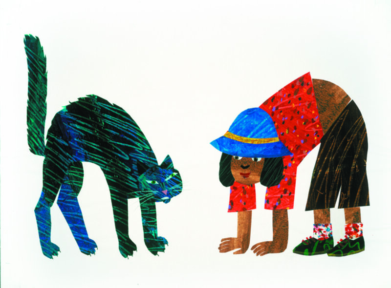 Eric Carle, Illustration from “From Head to Toe” (1997)