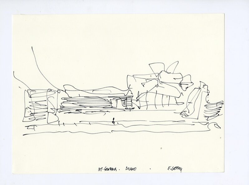 louis vuitton frank gehry sketches