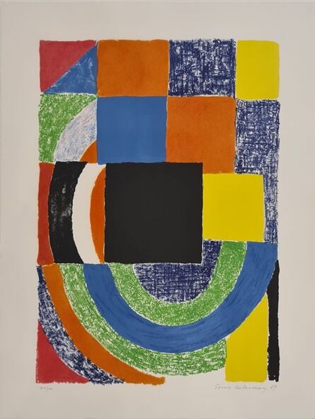 Sonia Delaunay, ‘Black square ’, 1969