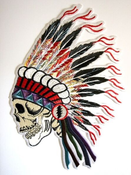 Warrior Skull (XL) by Wes Lang Editioned artwork