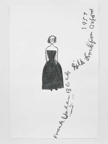 Rose Wylie, ‘Girl Now Meets Girl Then’, 2019