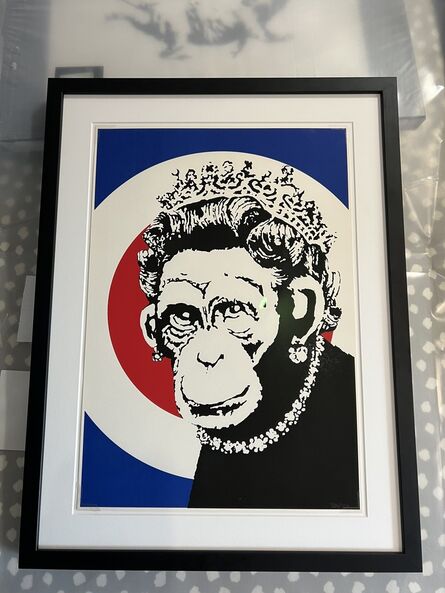 Custom Banksy Monkey Funny Throw Pillow By Mdk Art - Artistshot