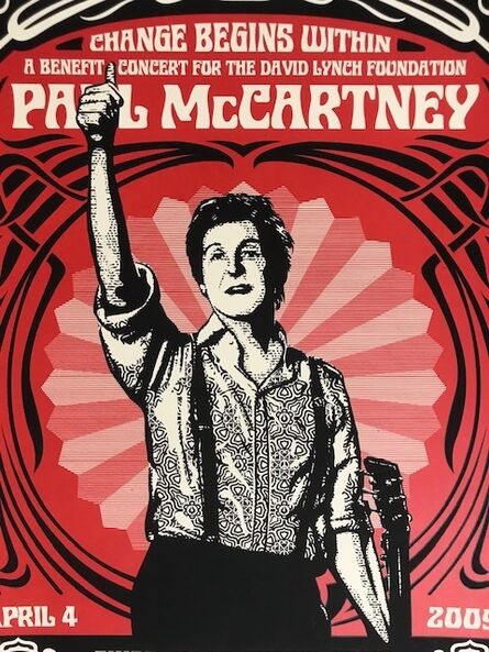 Shepard Fairey, ‘"Paul McCartney NYC Change Begins Within"’, 2009