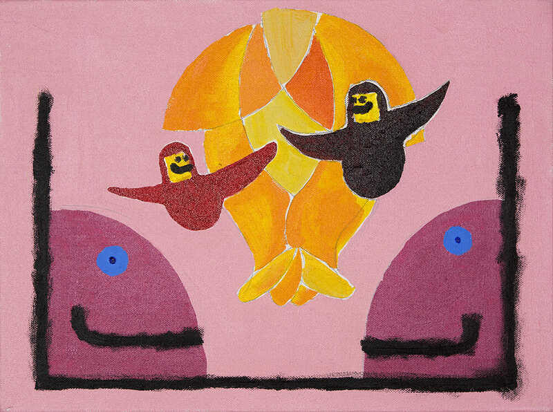 Mark Gonzales Pink Shit (2017) Artsy