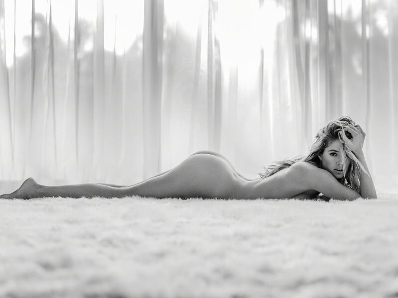 Russell James | Doutzen Nude at Sunset on Rug (2014) | Available for Sale |  Artsy