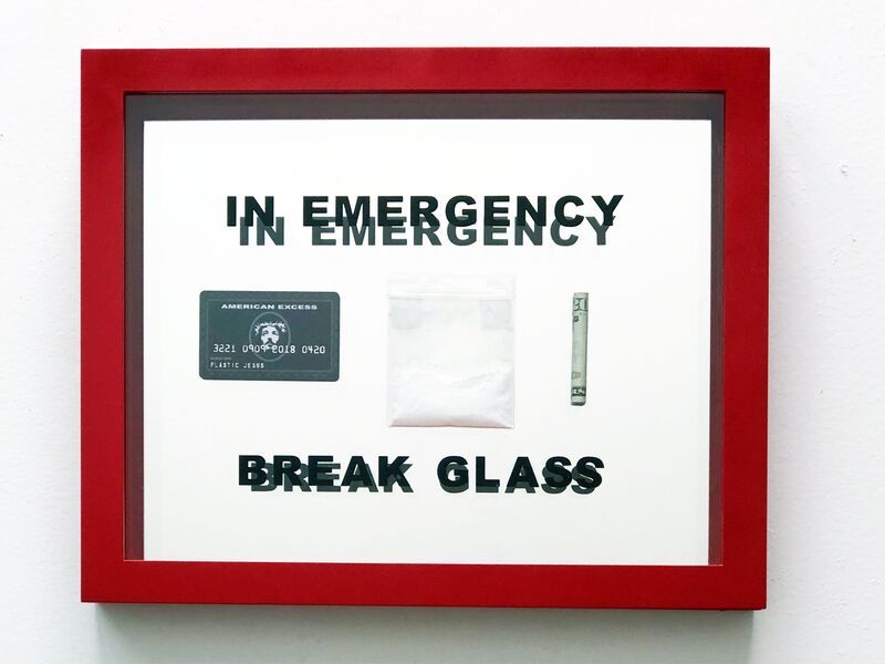 Sympatisere Downtown pludselig Plastic Jesus | “In case of Emergency Break Glass” – Mixed Media Sculpture  (2018) | Available for Sale | Artsy