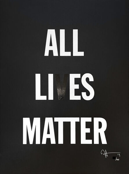 Hank Willis Thomas, ‘All Lies Matter’, 2019