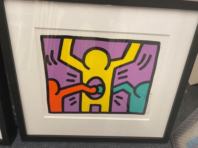web hoed Tirannie Keith Haring | Pop Shop 1 (1987) | Available for Sale | Artsy