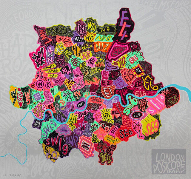 Jess Wilson | London Postcode 3 (2019) | Artsy
