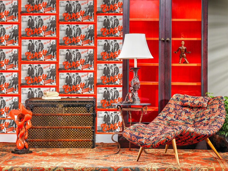 Antique LV Trunk in Living Room, Louis Vuitton Museum