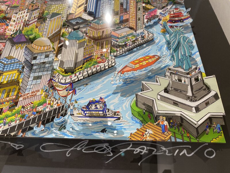 Charles Fazzino, MANHATTAN MURAL…AN ISLAND OF HOPES AND DREAMS (2013), Available for Sale