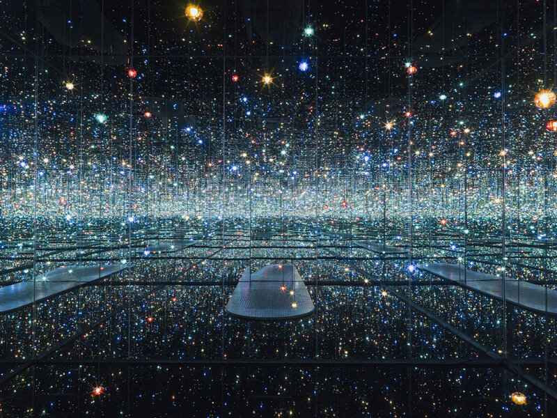 Auth Spa - Dịch Vụ Spa Túi Xách, Giày Dép Authentic Tại HCM. Yayoi Kusama | Infinity Mirrored Room - The Souls of Millions of Light Years Away (2013) | Artsy