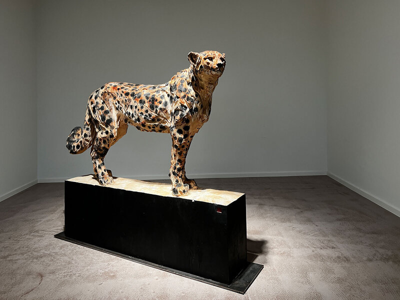 Jürgen Lingl-Rebetez, Watching Cheetah (2022), Available for Sale