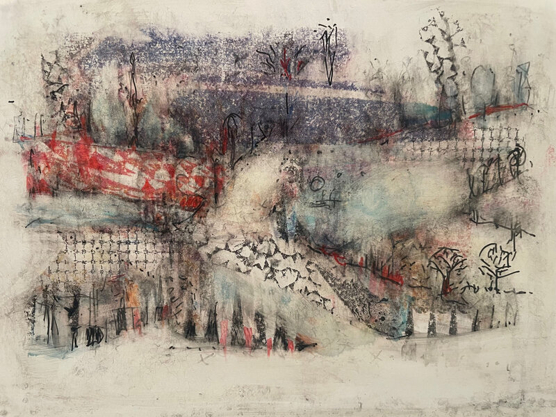 Alex Rothman Artist Blue Stripe Sky (2023) by Alicia Rothman - For Sale | Artsy