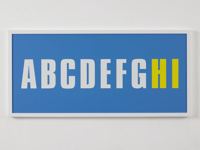 Kay Rosen | Hi (1997-98/2011) | Artsy