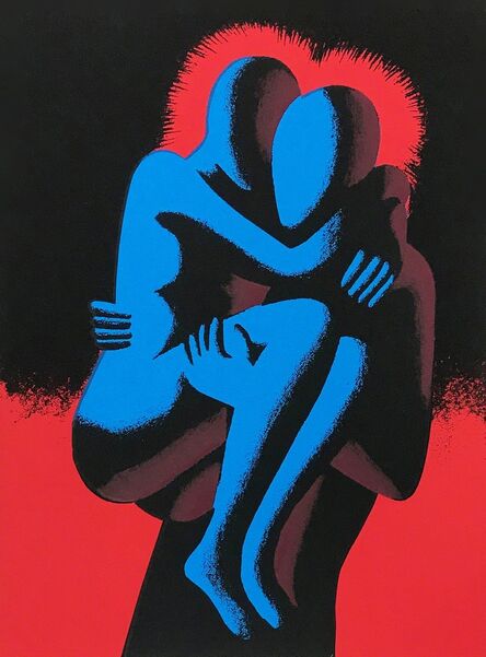 Mark Kostabi, ‘HEARTSHARE’, 1993