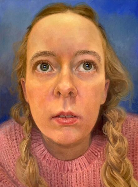 Anna Bogomolova, ‘Self-portrait in Blue’, 2023