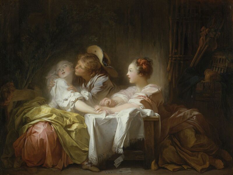 midnat himmelsk Forhandle Jean-Honoré Fragonard | The Stolen Kiss (1759-1760) | Artsy