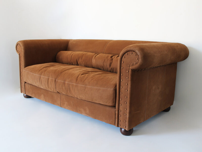 uafhængigt Samler blade Rød Baxter Italy | "Alfred" sofa brown leather - Baxter made in Italy (ca.  2020) | Available for Sale | Artsy