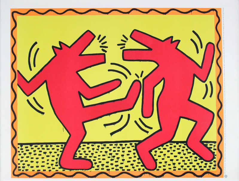 Keith Haring | Untitled (Dancing Dogs) (ca. 1990s) | Artsy