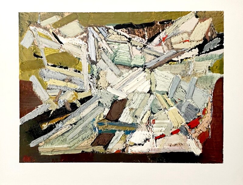 Composition abstraite (1974) by Nicolas de Staël | Artsy