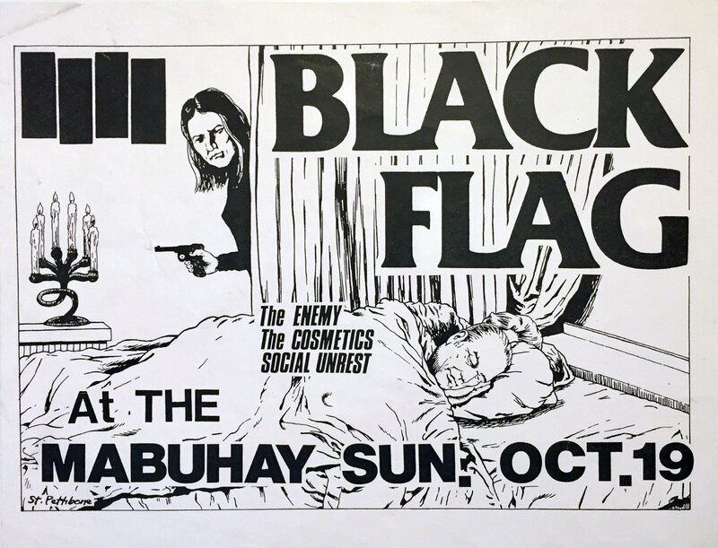 Black Flag concert poster  Black flag, Punk poster, Concert flyer