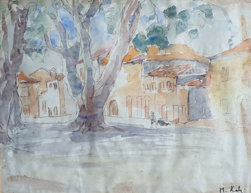 Untitled (Aquarelle) — Mané-Katz