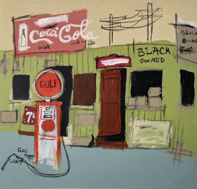 Jammie Holmes Blackowned Gas Station (2019) Available for Sale Artsy