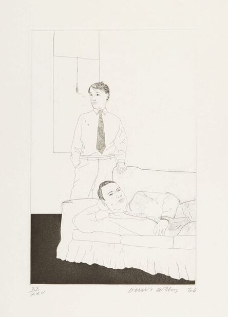 David Hockney, ‘Flowers’, 1966-1967