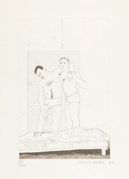 David Hockney, ‘One Night’, 1966-1967