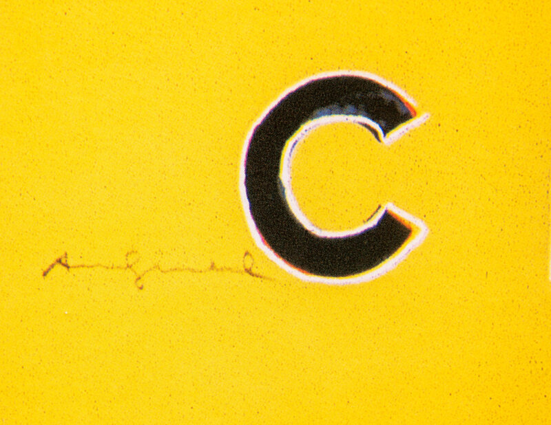 Chanel No 5 (Yellow / Blue) Small, Andy Warhol