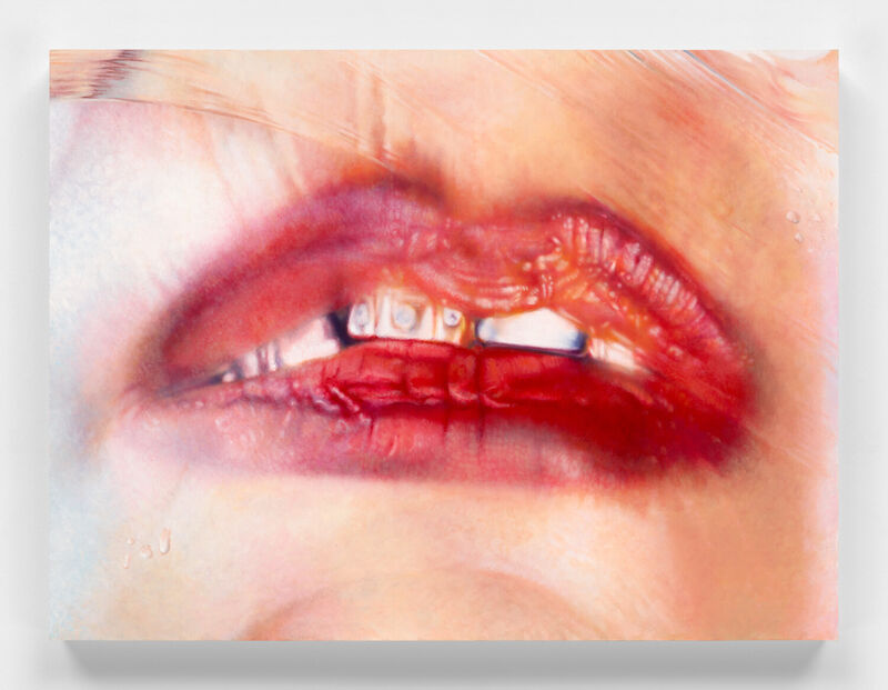 Marilyn Minter, ‘Sweet Tooth’, 2023, Painting, Enamel on metal, Lehmann Maupin