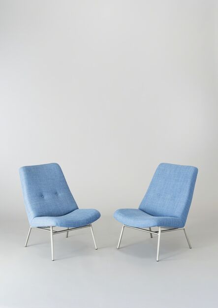Pierre Guariche, ‘Pair of chairs SK660’, 1953