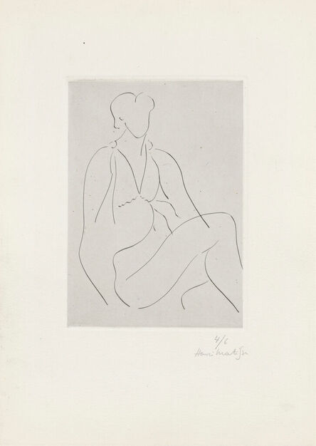 Henri Matisse, ‘Jeune femme assise, robe sans manches’, 1938