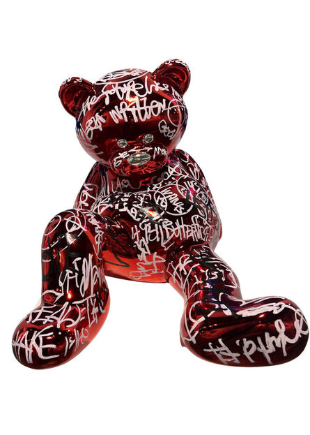Brendan Murphy, ‘Love Matters Bear (Red)’, 2023