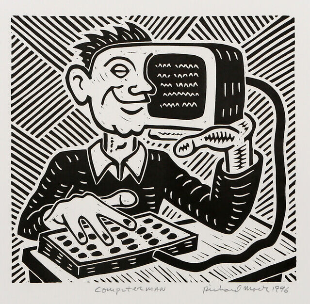 Richard Computer Richard Mock | Computer Man (1996) | Available for Sale | Artsy