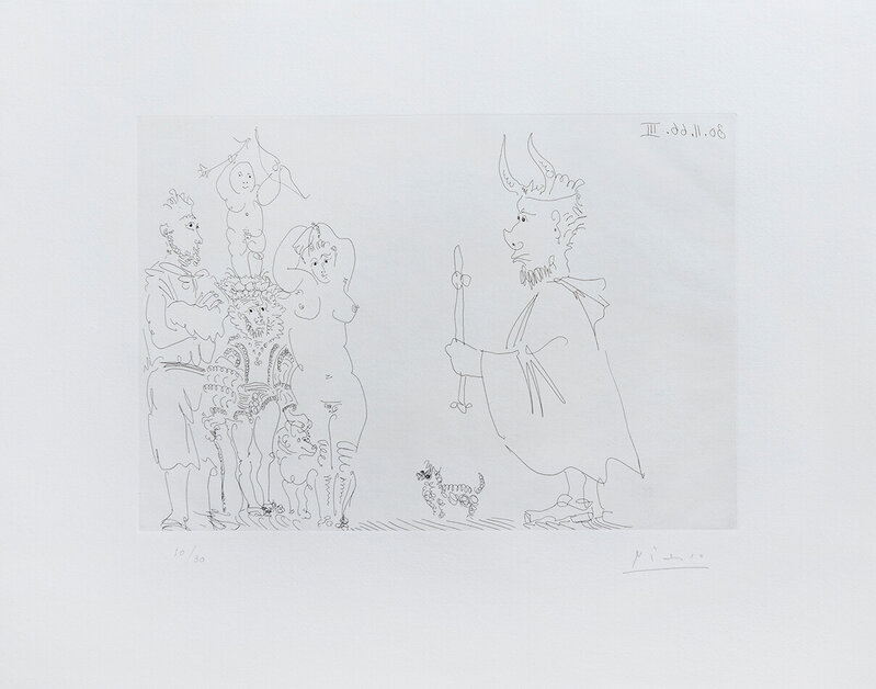 Pablo Picasso, Plate 3, from: Le Cocu Magnifique (1968), Available for  Sale