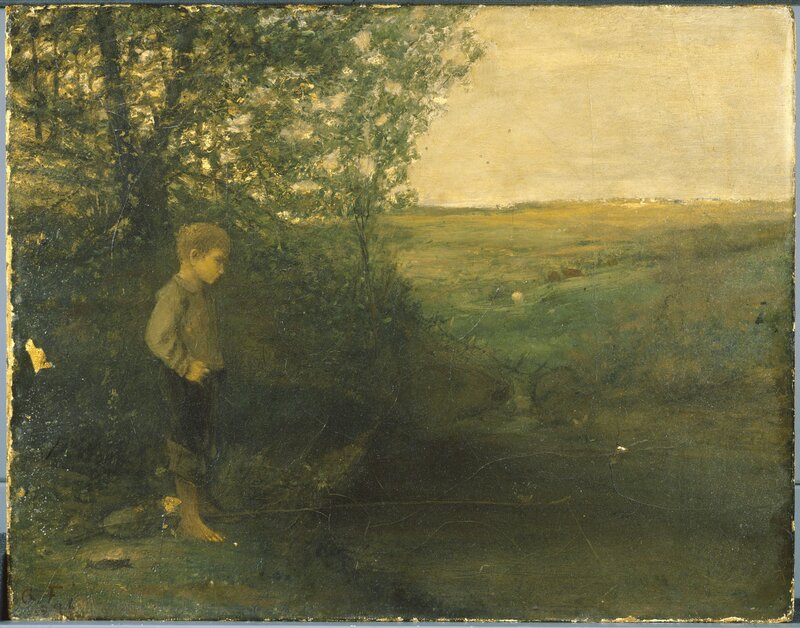 George Fuller, Boy Fishing