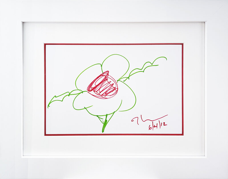 Jeff Koons - Flower Drawing for Sale
