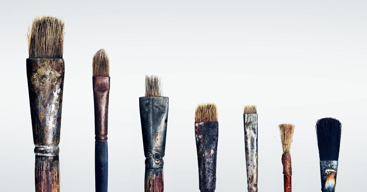 Chels Made  Paint Brush - Filbert