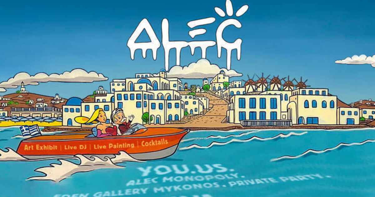 Eden Gallery Events - Mykonos 2021 - Alec Monopoly