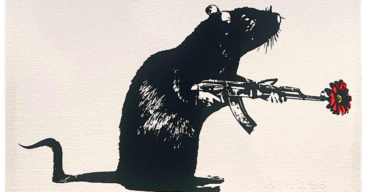 Blek Le Rat: Warrior; the iconic rat that defined Street Art | Artsy
