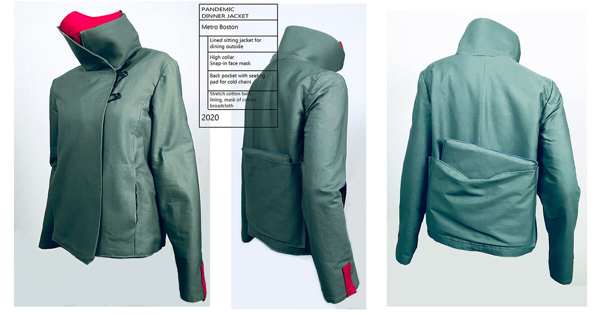 Watercolor Stripe Fleece Lined Stretch Softshell Jacket